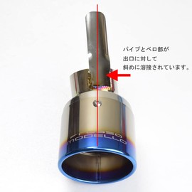 [sz005] Rosso Modero MARVELOUS T1 Muffler Cutter Hustler MR52S for 2WD Turbo Titanium Exit Flare Crossover MS52S