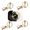 6 Pcs Lynch Pins Multi-Functional Safety Linch Pin with Ring