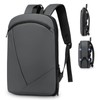 SUIKIHUM Slim Laptop Backpack for Men, Expandable TSA Business Bags