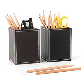 Titular de la pluma for el titular de la pluma cuadrada de la escritorio Titular de la pluma duradera del cepillo del maquillador del soporte de la...