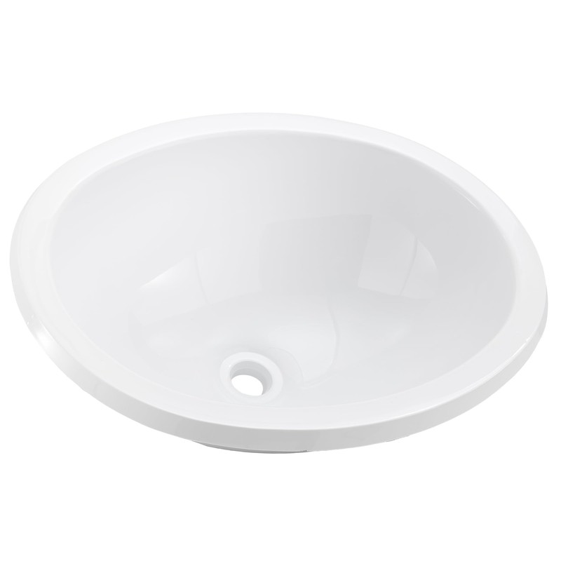 Tough Grade Single Bowl Sink | Bathroom Sink | White