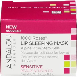 Andalou Naturals 1000 Roses Lip Sleeping Mask, 0.5 OZ