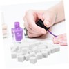 Ipetboom 100pcs Nail Art Mastery Soft Nail Sponges for Gradual