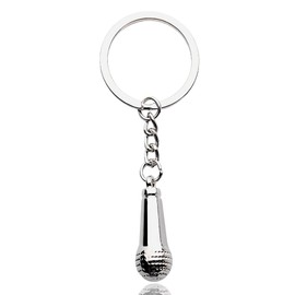Musical Gifts for Women Men Singer Gifts Microphone Keychain for Music Student Teacher Music Accessories for Music Lovers Christmas Gifts for Son Daughter Friends Music Themed Gifts Music Party Favors