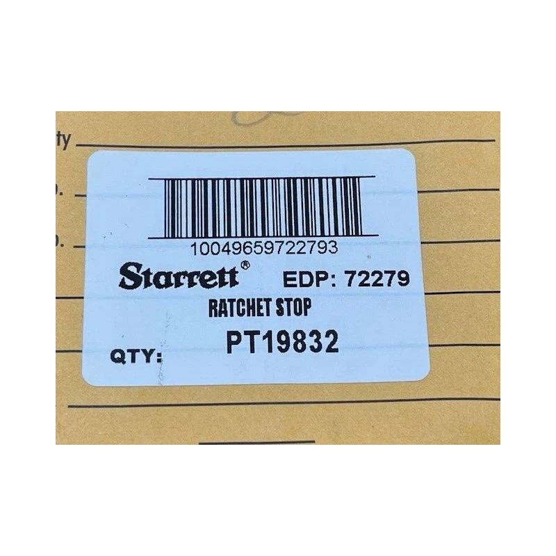 Starrett PT19832 Micrometer Ratchet Stop Assembly ONLY for 436 Series