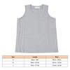 Unisex Cotton Vest Easy Wear Removal Side Full Opening Sleeveless