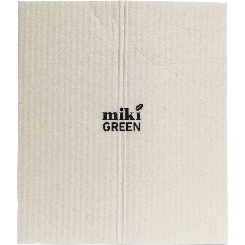 mikiGREEN Eco Sponge Cloths Set of 2 Sustainable Compostable Environmentally