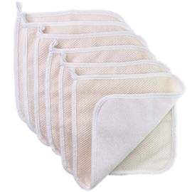 Paño de tela suave para la cara - Paños faciales - Paños exfoliantes para piel muerta - Paquete de toallas exfoliantes - a granel - Depurador de paños para cuerpo y cara - Toallas