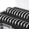 Tyenaza Ring Sizer Measuring Tool, Portable Exquisite Polishing Stainless Steel