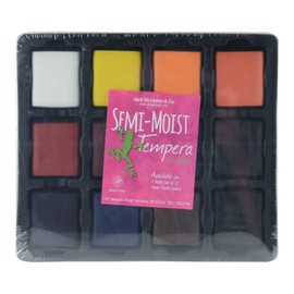 Richeson Semi-Moist Tempera Cakes Lrg Set/12