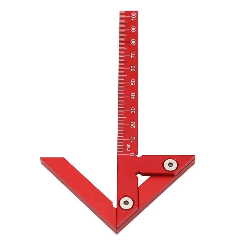 Center Gauge Portable Center Finder Clear Scale for Woodworking
