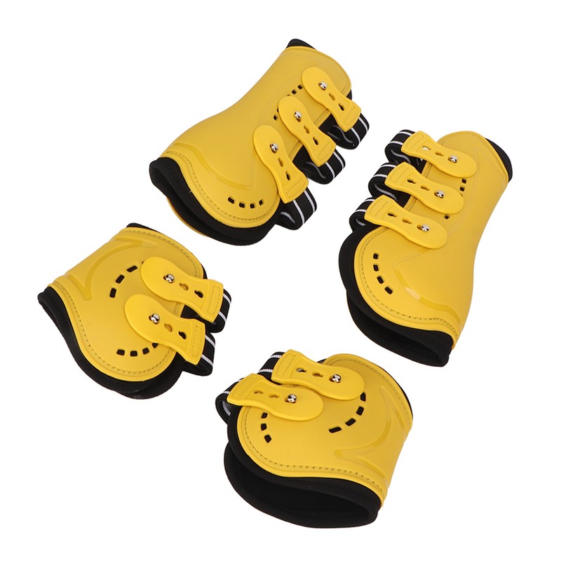 Horse Tendon Boots Fetlock Boots Open Front Breathable Adjustable Protective