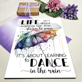 Motivational Wall Art Sign Plaque Inspire Every Day Vibrant Print A4 Wooden Home Décor Uplifting Decoration