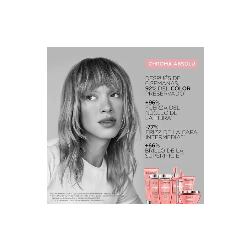 Mascarilla Krastase Chroma Absolu Cabello Teido 200 Ml