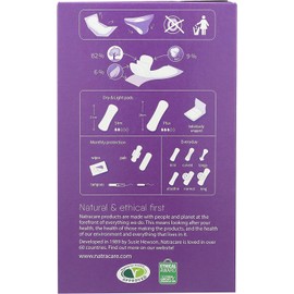 Natracare Dry And Light Pads 20 pads, 3 Boxes, (60 Pads Total)