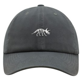 JPAK Dinosaur Fossil Skeleton Premium Dad Hat Embroidered Cotton Baseball Cap Skull