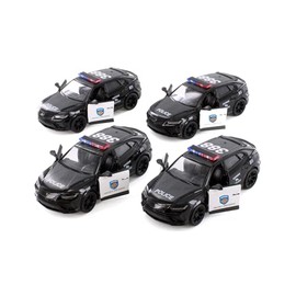 ModelToyCars Box of 12 Lambo Urus Performante Police Edition, Black - 5447DP - 1/40 Scale Cars