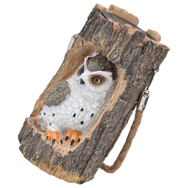 Owl Solar Light IP67 Waterproof High Simulation Eco Friendly Energy