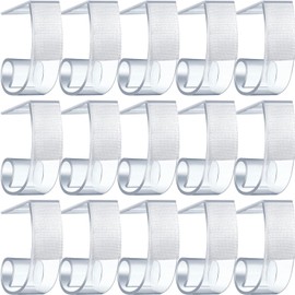 50 Packs Table Skirt Clips Plastic Tablecloth Clips Table Skirt Clips Table Cover Clips for Outdoor Party Dining Home 1 3/5 to 1 4/5 Inches Table Edge