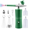 Airbrush Set Mit Kompressor, Handheld Airbrushpistole, Wiederaufladbare Airbrush Kit, Kabelloses
