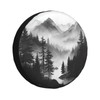 Spare Tire Cover Mountain Lake Tree Landscape Wheel Covers Weatherproof