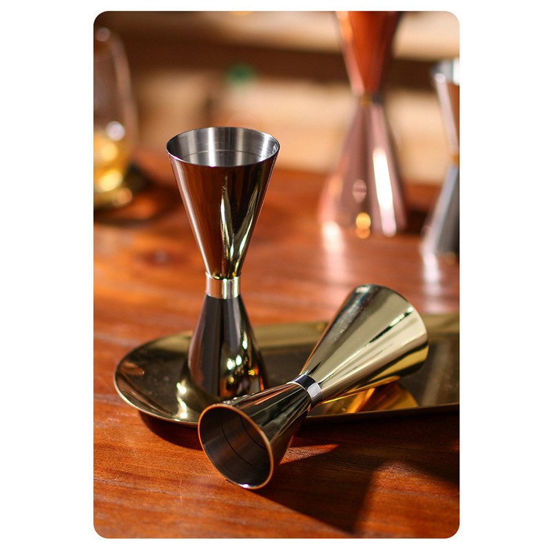 Cocktail Jigger Double Ended 304 Stainless Steel Bar Measuring Cup