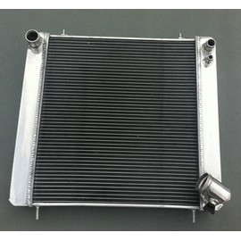 3 Row Aluminum Radiator For 1965 1966 1967 Jaguar E-Type XKE Series 1 4.2L XK I6