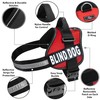 Doggie Stylz Blind Dog Vest Harness with Removable Patches and