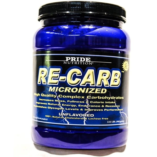 Best Complex Carbohydrate Powder~RE-CARB Unflavored 2.11g~ Micronized for Endurance & Muscle Fullness Add to Pre-Workout, Intra-Workout, Post-Workout & Protein Formula Improves Maximum Results