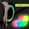 4Pcs Yellow Luminous Tire Valve Caps, Car Wheel Styling Motorcycle