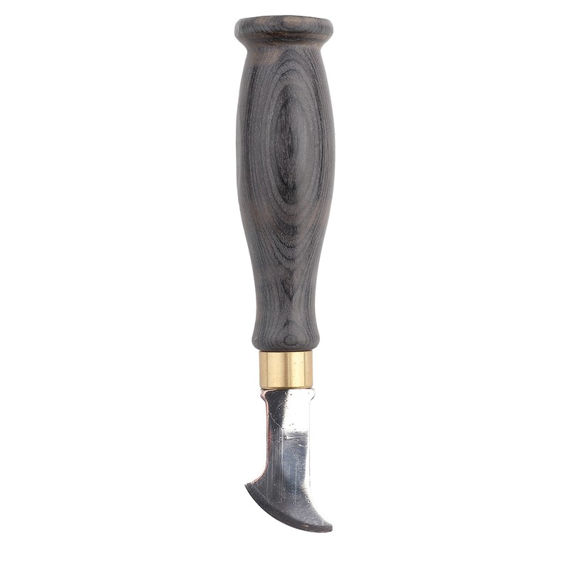 Fan shaped Edge Creaser Sandalwood Handle Leather Edge Marking Craft