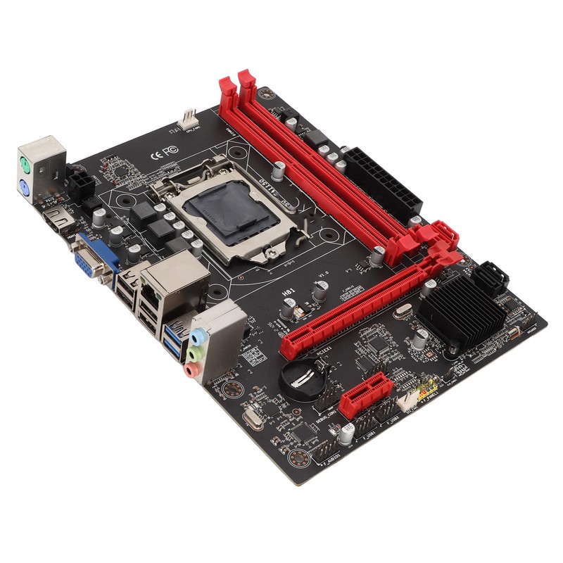 DDR3 Motherboard 1156 Pins Support DDR3 Dual Channel 100M Network