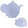 VILLCASE Resin Teapot Clock Mold for Wall - DIY Resin