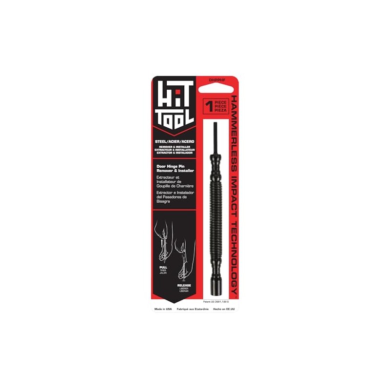 HIT Tool Door Hinge Pin Removal Tool – Spring-Driven Hinge