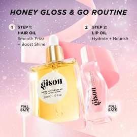 Gisou Honey Gloss & Go Duo Value Set - 2 piece holiday gift set - Full size!