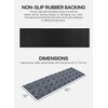 FINEHOUS Outdoor Stair Treads Non-Slip 42”x10” (6-Pack) – Carpet Treads