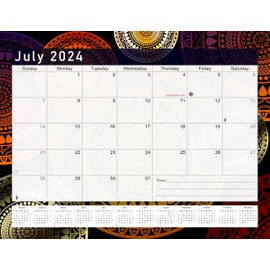 2024-2025 Calendar 18 Months Student Calendar/Planner for 3-Ring Binder, Desk, or Wall -v012