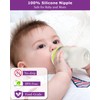 Sippy Spout Nipples for Comotomo Baby Bottles,100% Soft Silicone Sippy