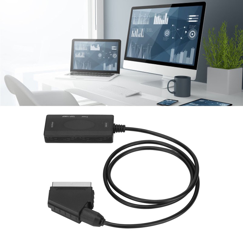 SCART to HD Multimedia Interface Converter Full HD 720P/1080P Video