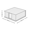 S.O.H.O. 1312452620 Kraft Jotter Box