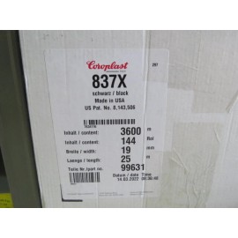 coroplast  837X-19-25-BLK Qty of 6 per Lot 19mm x 25m Automotive Adhesive Tape;