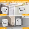 JWKDXH 0.8 Gallon/3l Compost Bin Kitchen, for Use on Countertops