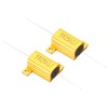 PATIKIL 5W 250 Ohm Aluminum Shell Resistor 2pcs Aluminum Housing