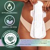 L. Extra Long Maxi Pads for Women, Overnight Absorbency, Organic