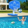 Lxheir Swimming Pool Basketball, 9" Waterproof Basketball for Poolside Hoop,