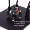 Magnetic Helping Hand, Soldering Helping Hands, 4 PCB Pillars Circuit
