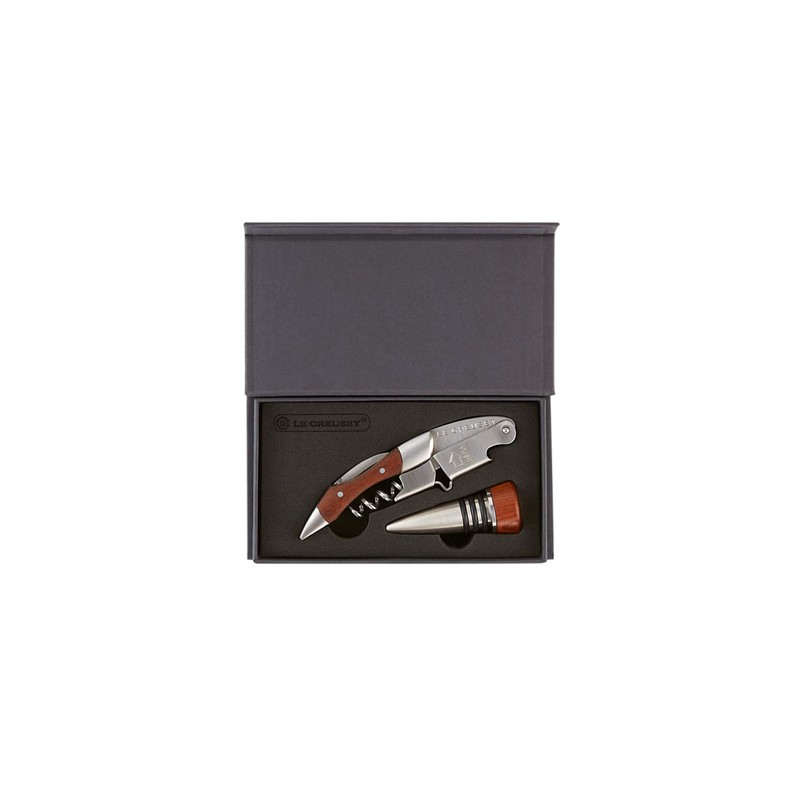 Le Creuset Waiter's Corkscrew and Stopper Gift Set, GS 190,