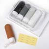 Juego De 5 Botellas De Viaje De Silicona, Contenedor De