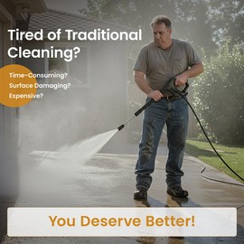 StoneprotecT SP5000 Premium Concrete Sealer | Transparent, Non-Yellowing Finish | Long-Term Protection Against Water, Stains & UV | for Driveways, Patios, Pavers & Absorbent Stone | 1 Gallons