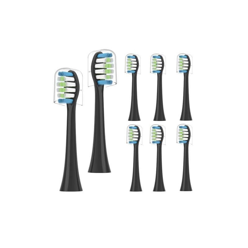 MERUYOO Replacement Brushes Compatible with Tristan Auron, Pack of 8